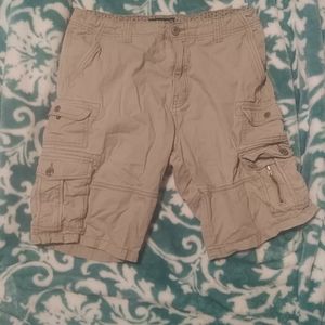 Mens Iron Co cargo shorts size 34